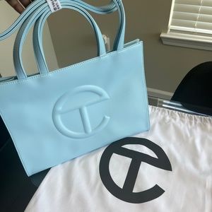 Medium Pool Blue Telfar Bag